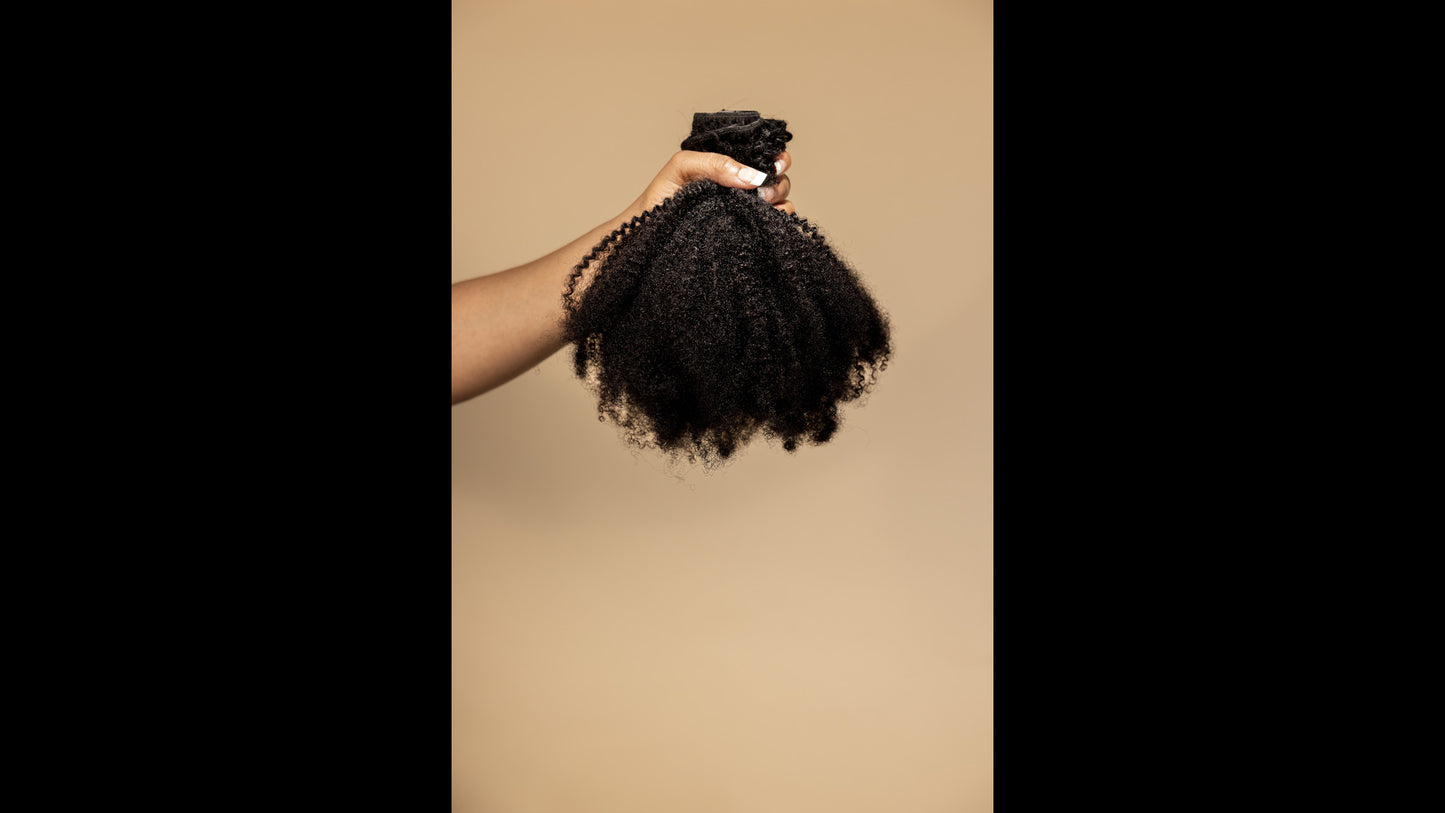 Kinky Coily Coarse Curly Clip Ins